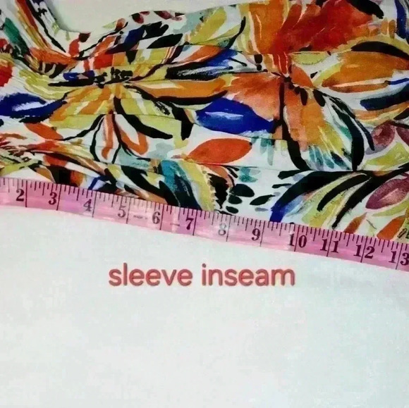 Spense Women's Large Top Flowy Boho Blouse Flared Bell Sleeves size L#149 - Picture 9 of 10